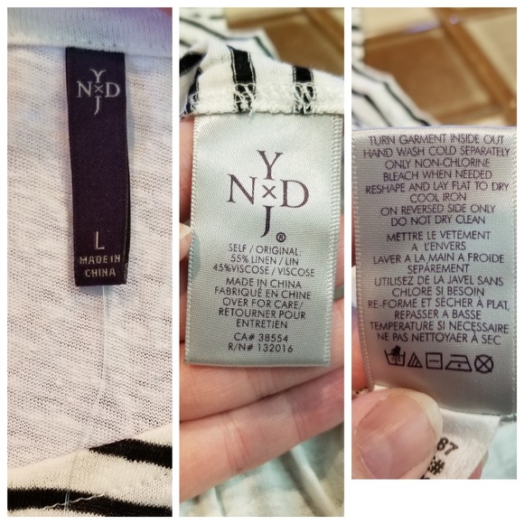 🆕️NYDJ Striped Long Sleeve Top - Picture 11 of 11